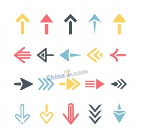 创意箭头图标矢量